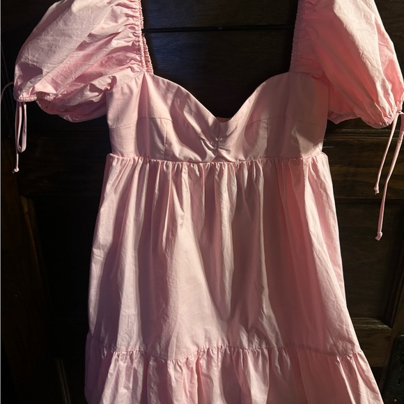 Pants Store,Elegant Pink Mini Dress, NWT, Size Large - Picture 9 of 12